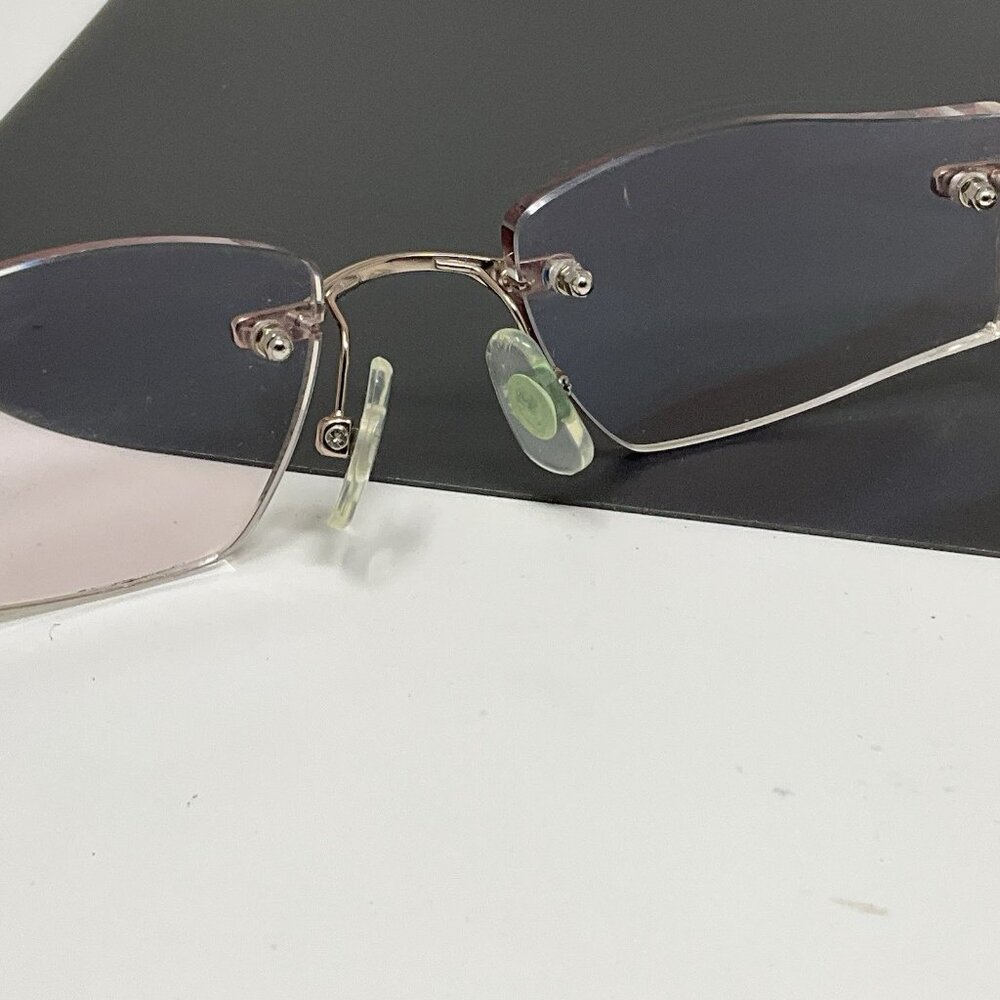 SAMA RIMLESS Eyeglasses Frame Mix-5 Pink Pure Titanium - Picture 8 of 12